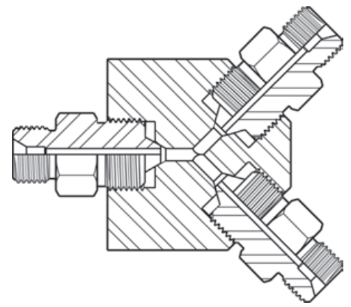  Hydro aqua Jet Blasting Heat-commutator machinae purgatio partium Y-ADAPTERS 