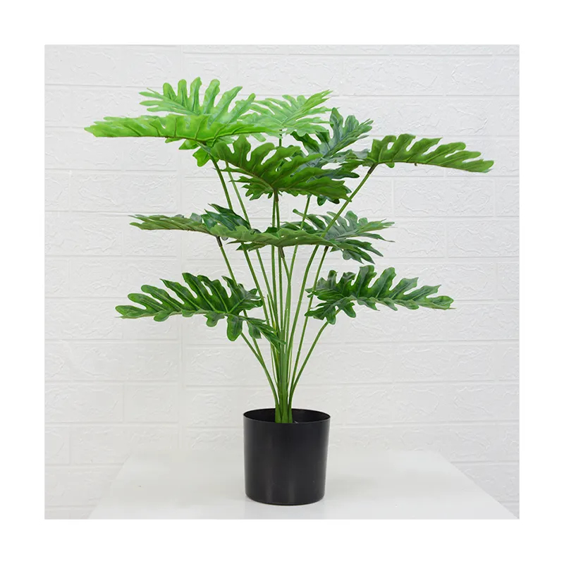  Kunstig taro-træ-bonsai-plante 