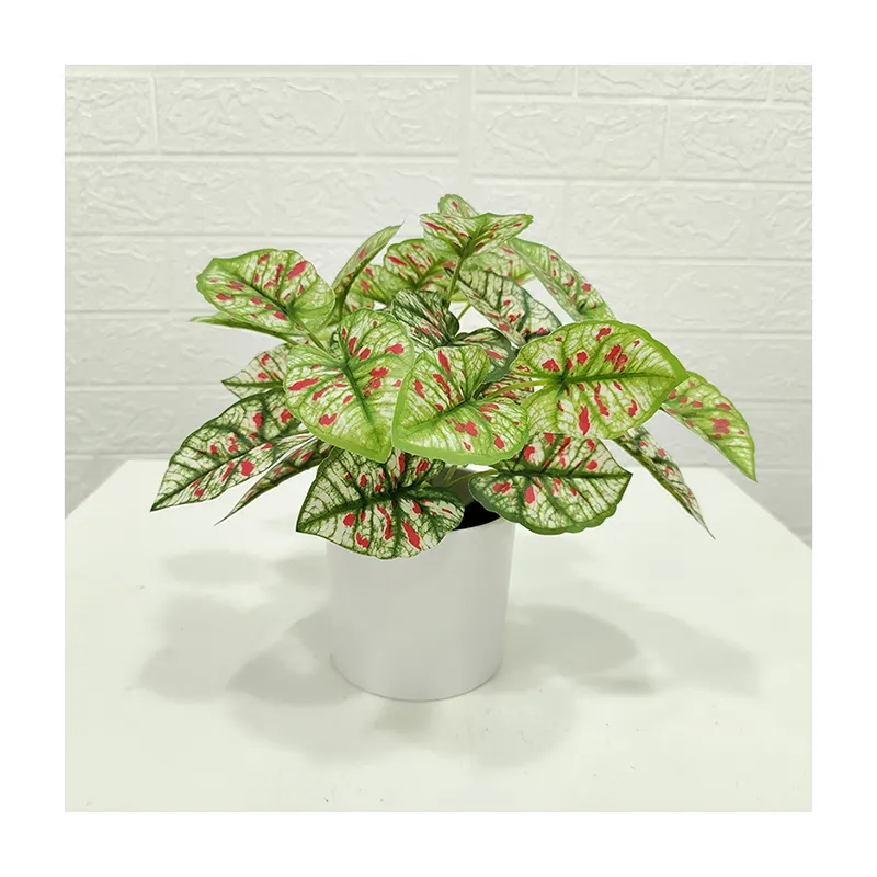 Height 25cm 9 branches greenery plant artificial plant garden scindapsus aureus for living room decoration
