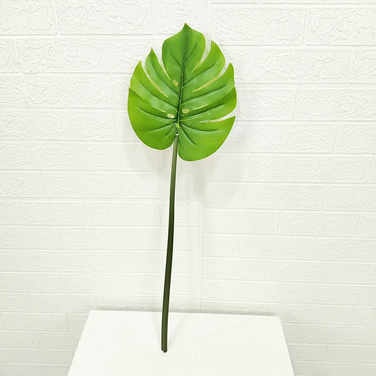 height 79cm green artificial monstera palm leaves for decoration tropical hawaiian theme party decoration wedding