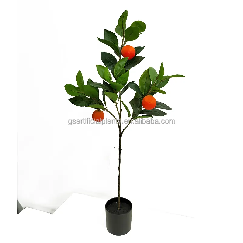 garden supplies faux fruits bouquet stem 30cm bundle orange foluage artificial orange branches for household home decoratio