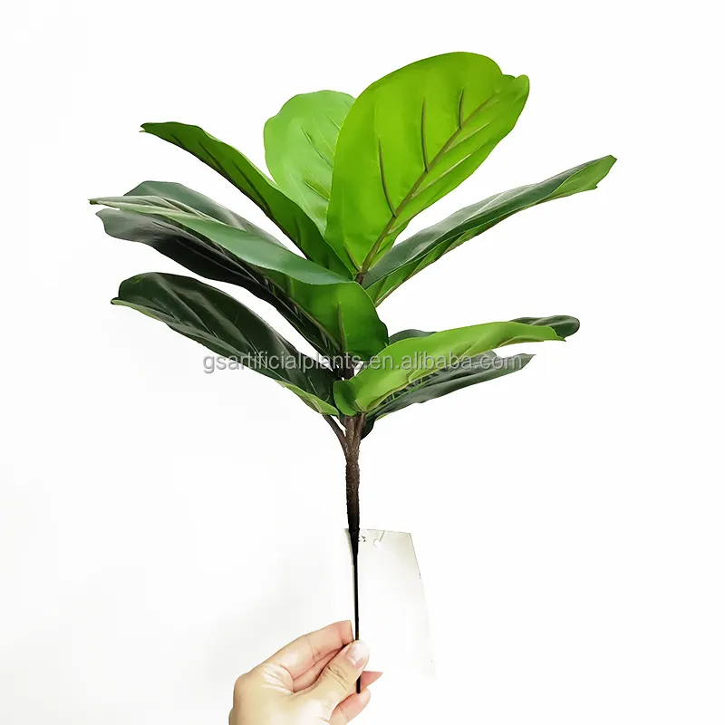 Artificial tree 30cm height lifelike fiddle leaf for wedding party event decor