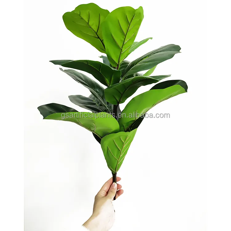 Artificial tree 30cm height lifelike fiddle leaf for wedding party event decor