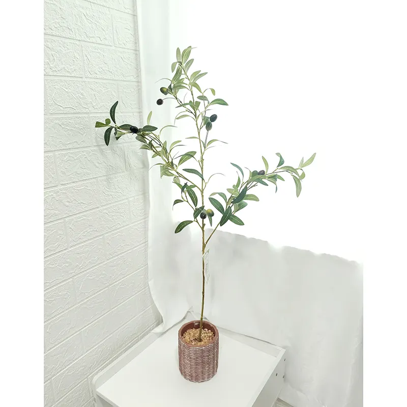 Artificial olive Foliage branches tree for shop supermarket