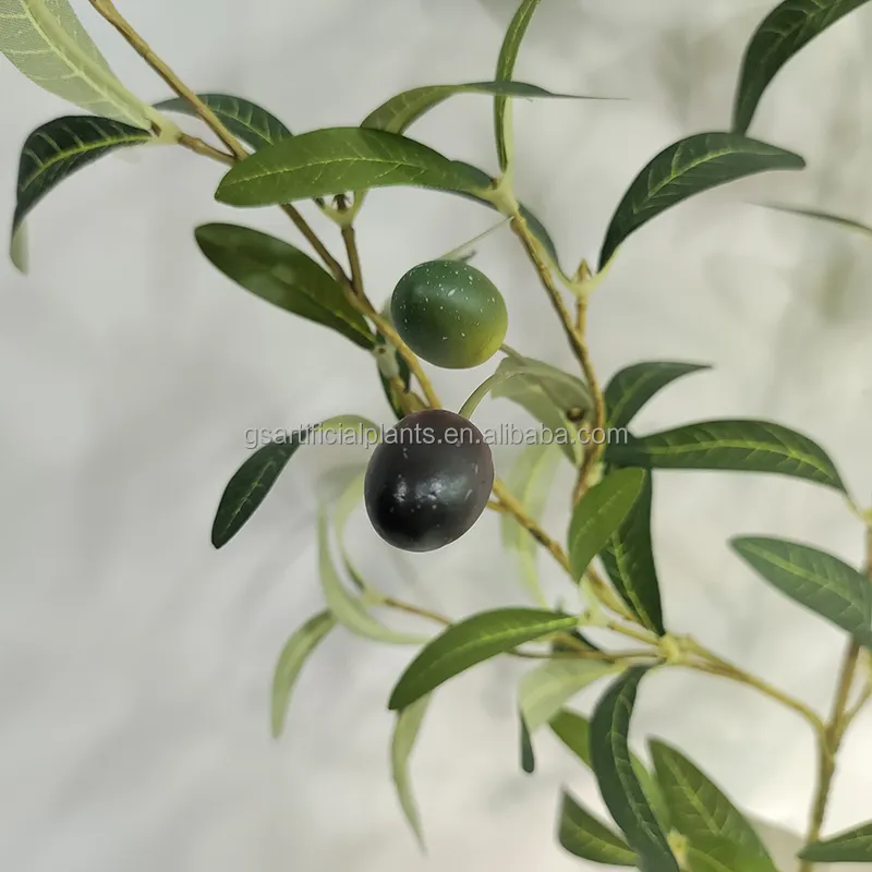 Artificial olive Foliage branches tree for shop supermarket