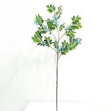 60cm height high pole artificial plant single stem boxwood branch for shipping mall decoration