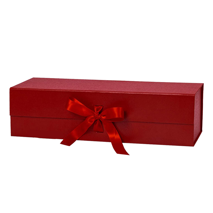 Wine Gift Boxes For Present Christmas With Ribbon