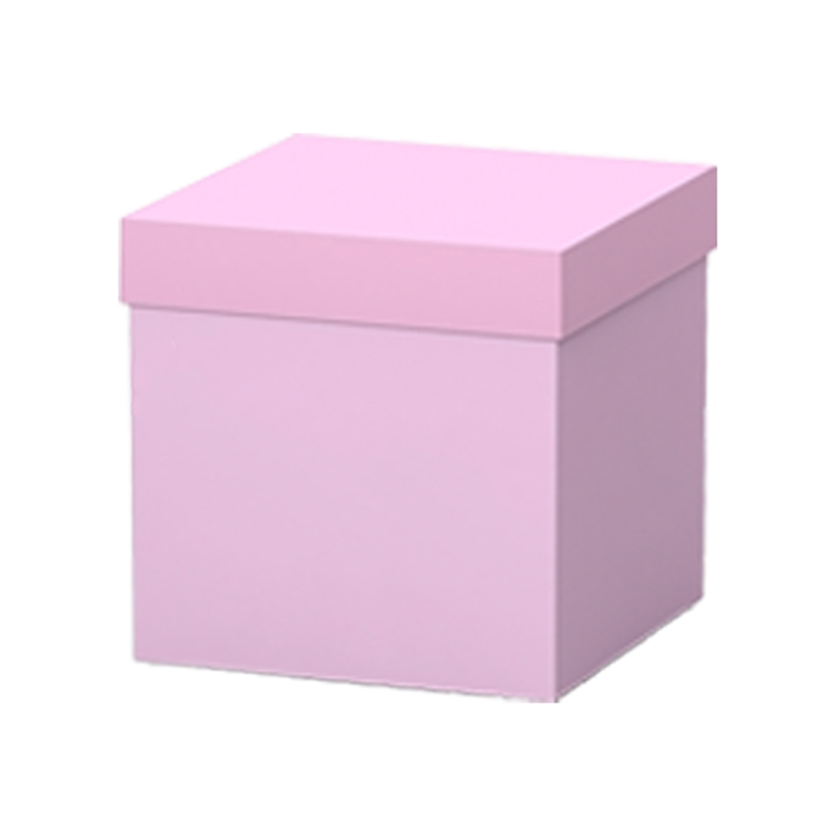 Rožinės amatų popieriaus pakavimo dėžutės