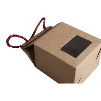  Друк спеціальних паперових пакувальних коробок із плівкою, гачком і ручкою 