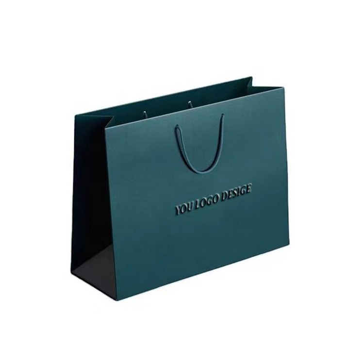 Flat Shoes Paper Bags With Handle And Logo Printing