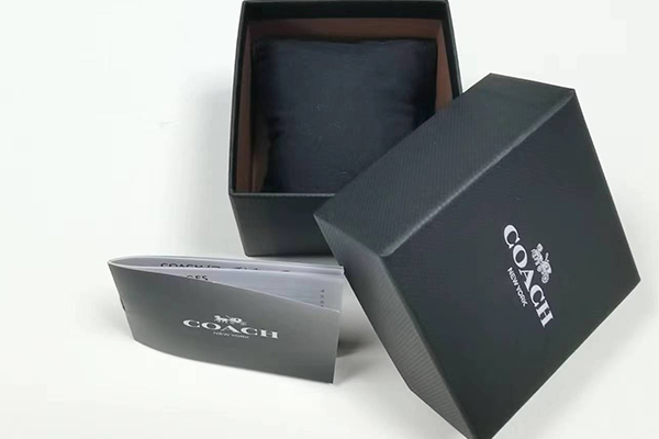 Cooperated With Coach For Producing Boutique Watch Paper Boxes With An Instruction Book