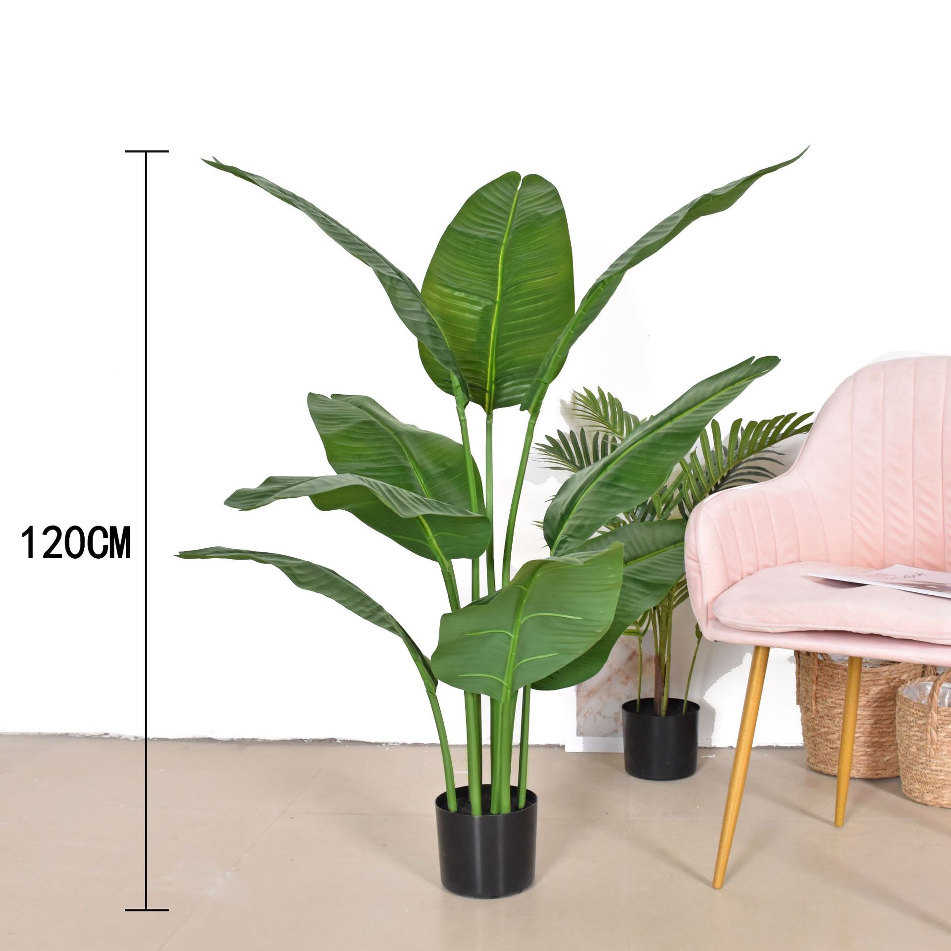  Artificial tree paradise bird plant indoor ຕົບແຕ່ງເຮືອນ 