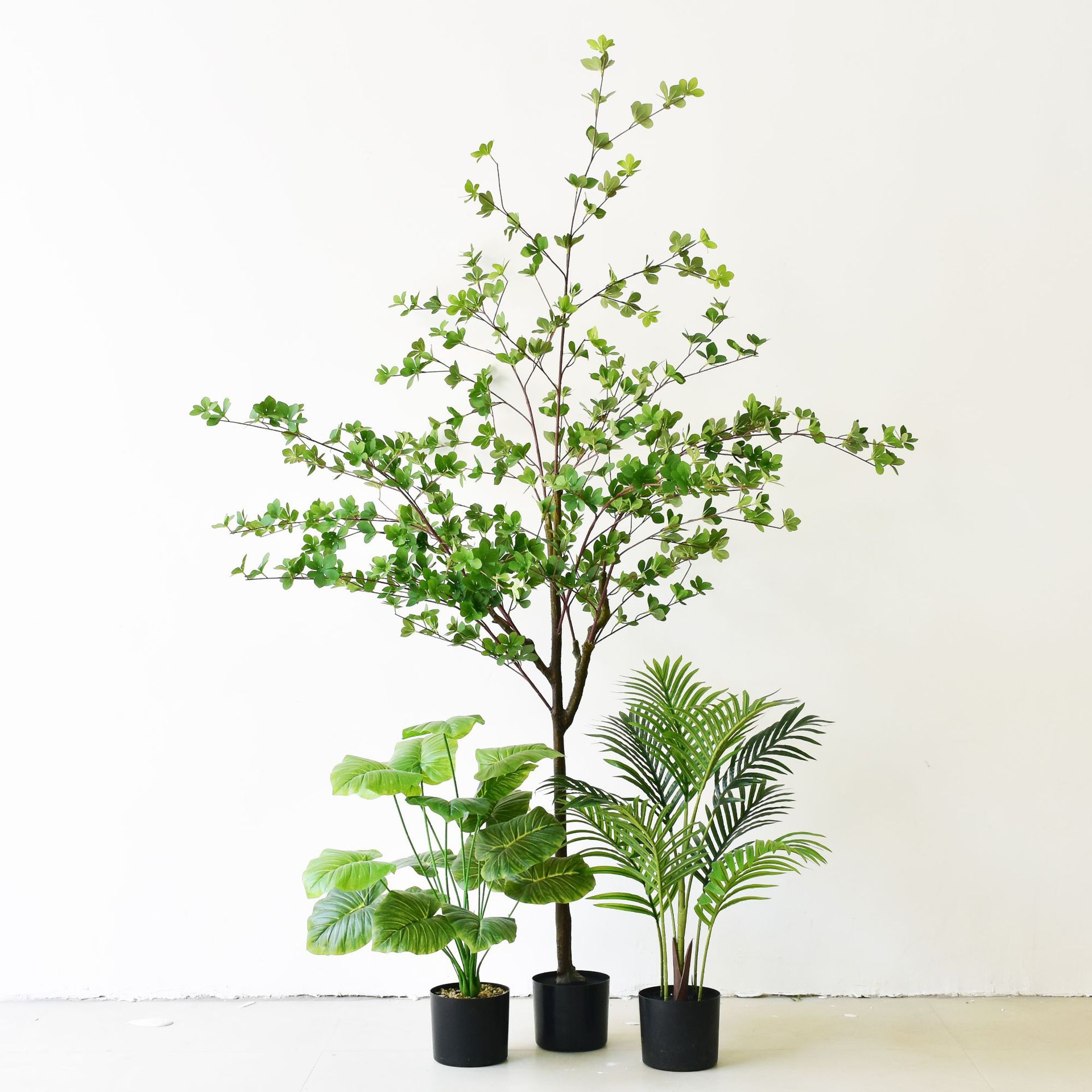  Kunstige japanske, falske, klokketræ-potteplanter 