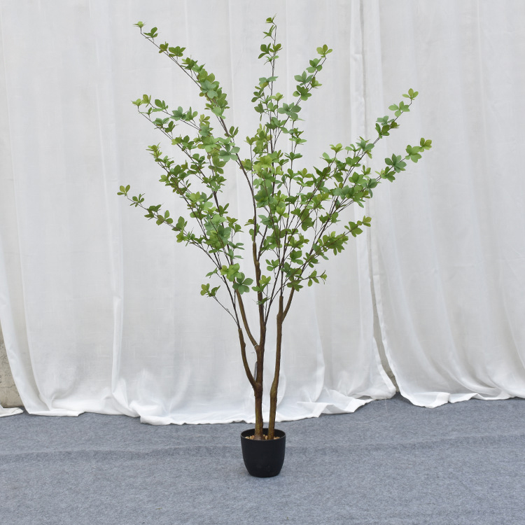  Kunstige japanske, falske, klokketræ-potteplanter 
