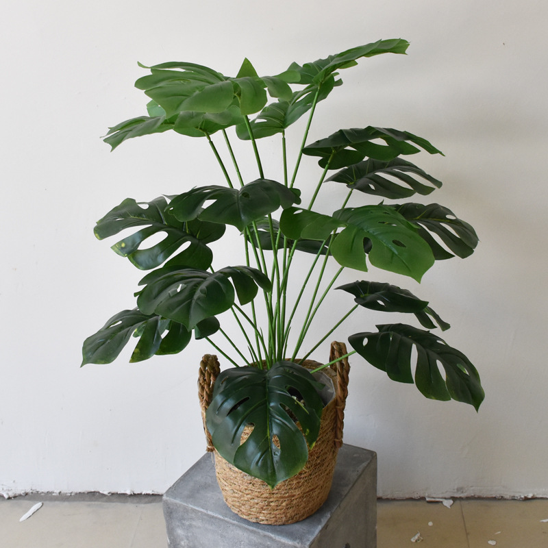 Noardske styl simulearre plant bonsai-dekoraasje, buroblêd binnen, mini griene plant, sêfte kantoardekoraasje, flierdekoraasje