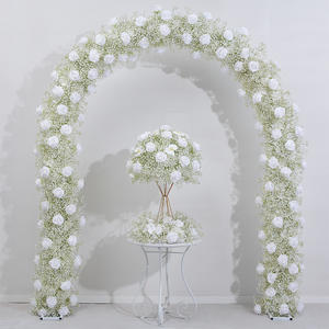 The new star flower ball flower row wedding arch decoration long row flower wedding table window display road lead flower ball