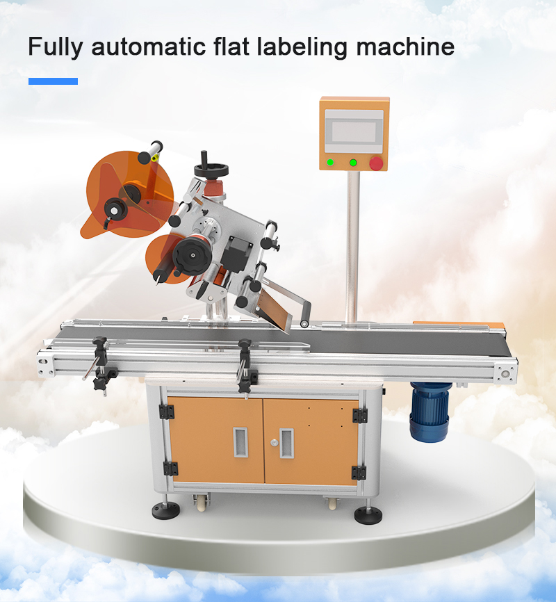 Auto Flat Top And Bottom Surface Labeling Machine