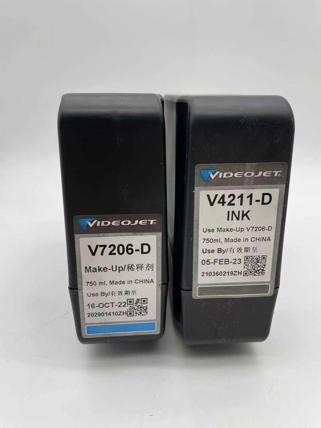 Videojet Ink Make-Up V7206-D Solvent Make-Up Fluid V4211-D Ink For 1580 And 1680 Cij Printers