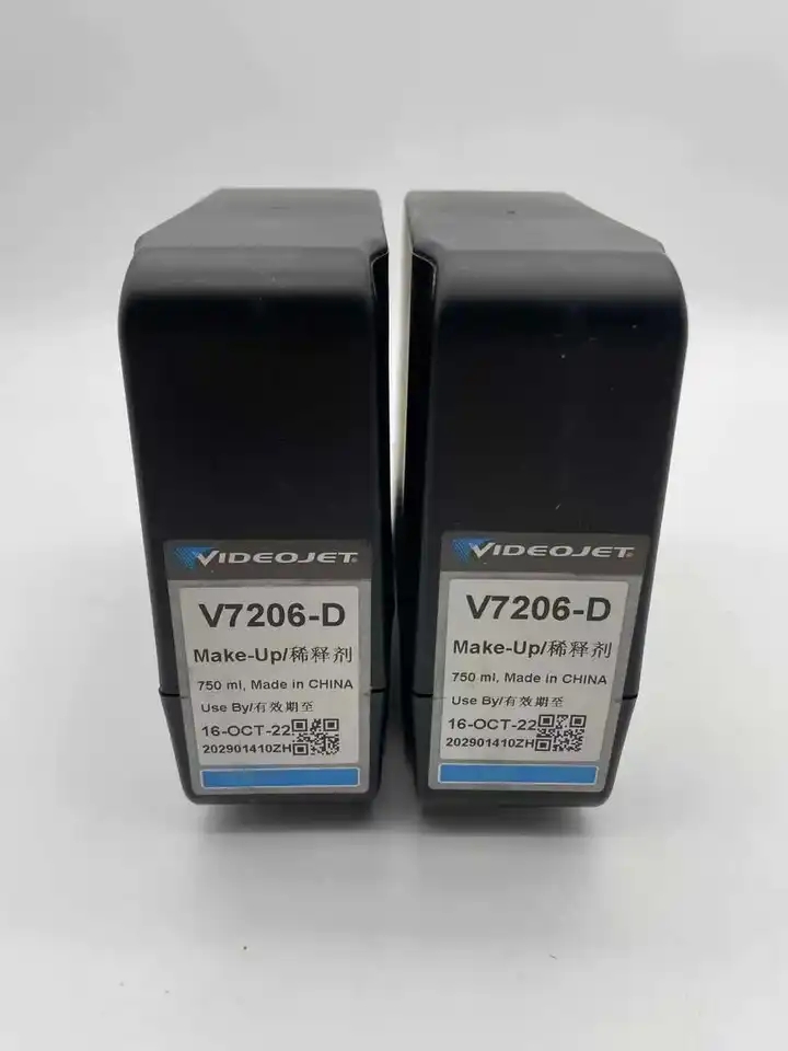 Videojet Ink Make-Up V7206-D Solvent Make-Up Fluid V4211-D Ink For 1580 And 1680 Cij Printers