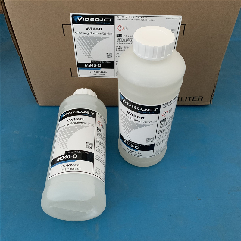  Willett Cleaning Solution Flush Videojet M940-Q 1L Original Solvent 