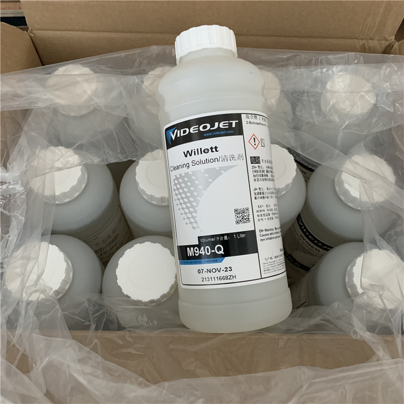  Willett Cleaning Solution Flush Videojet M940-Q 1L Original Solvent 