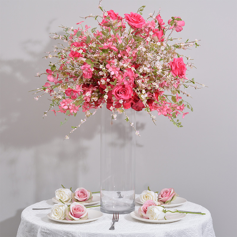 New wedding artificial snow willow hydrangea rose ball decoration