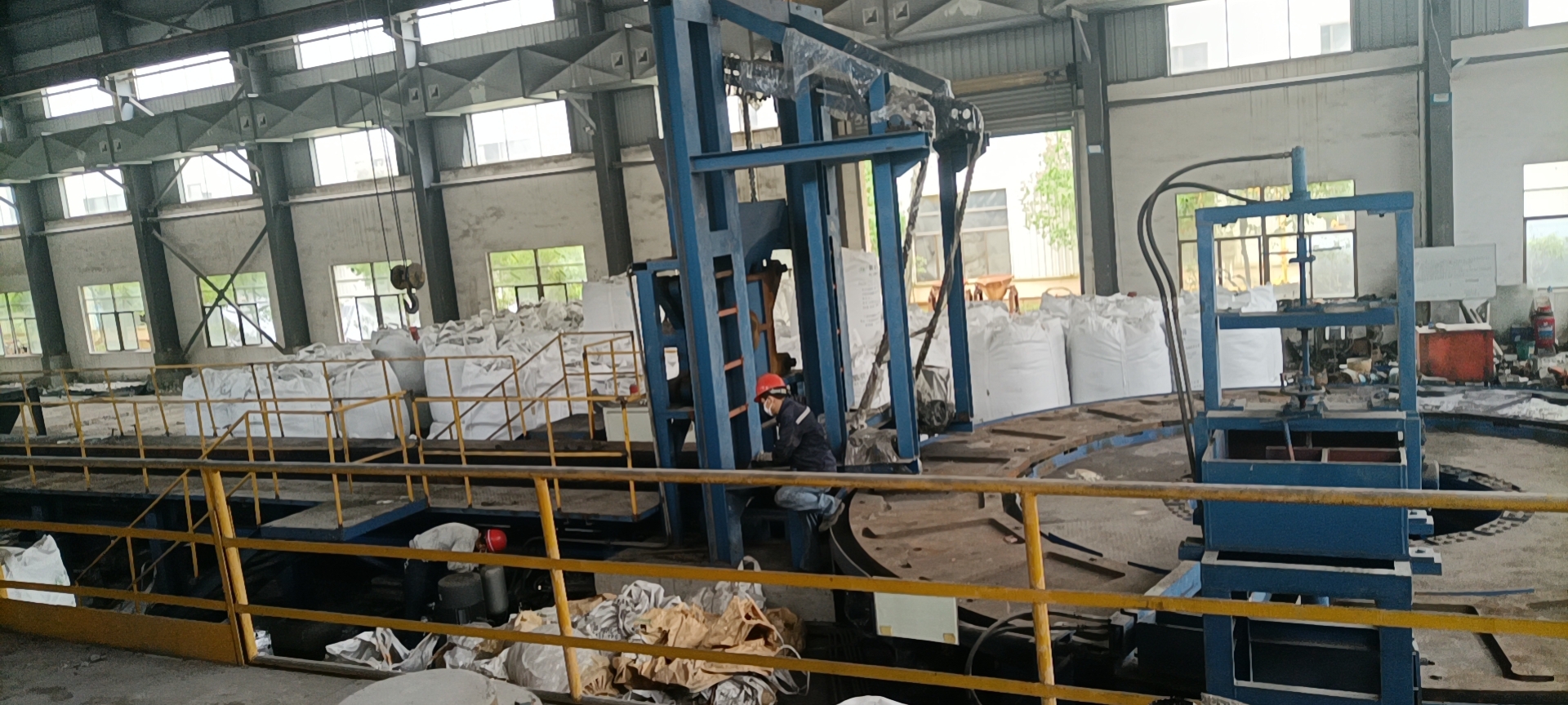 Lead anode plate casting machine