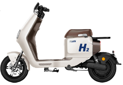 Hydrogen fuel cell two-wheeled vehicle