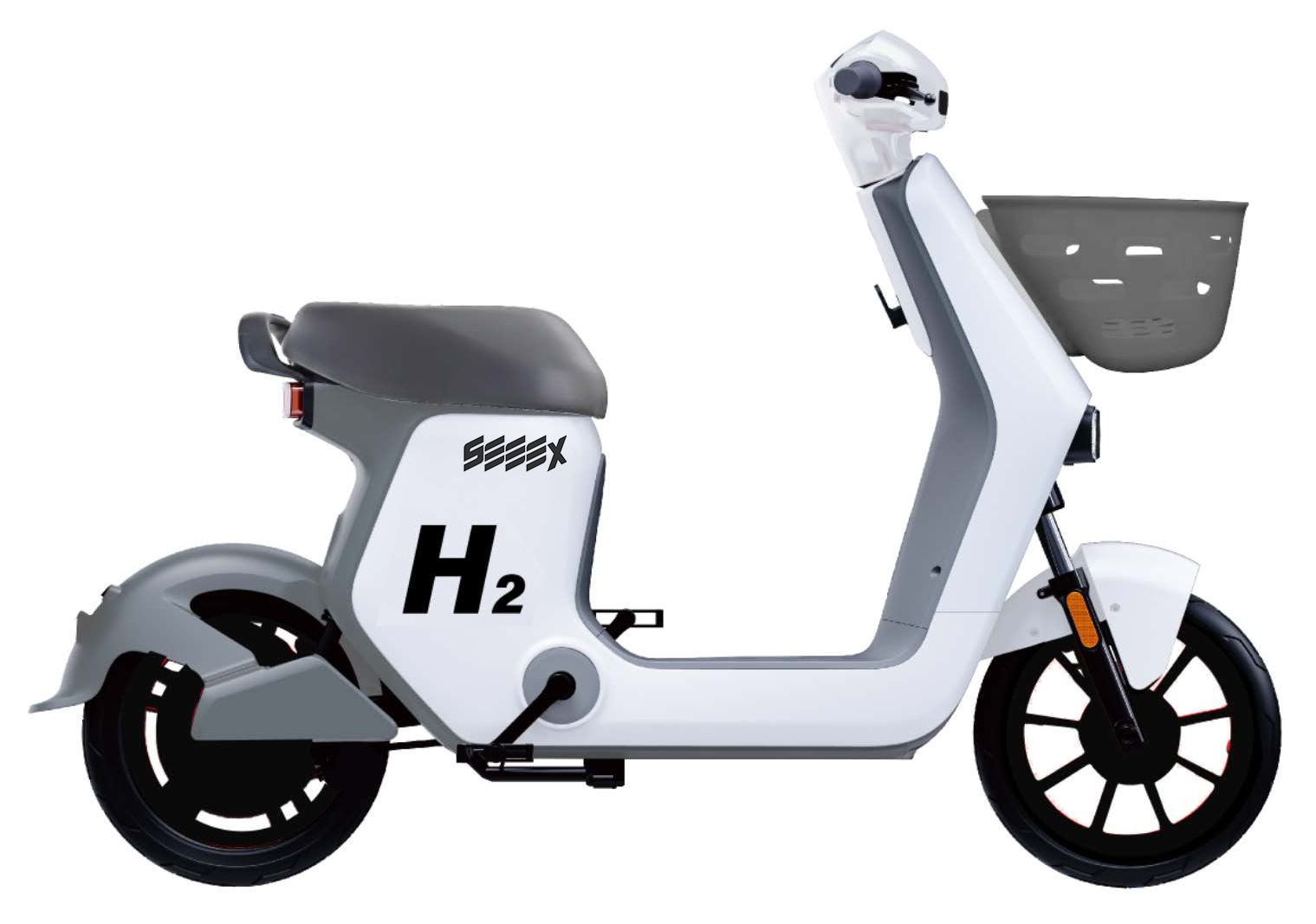 Extended range hydrogen powered two-wheeler