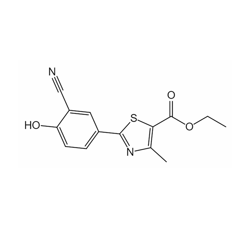 Ethyl 2-(3-Cyano-4-Hydroxyphenyl)-4-Methylthiazole-5-Carboxylate 161798-02-3