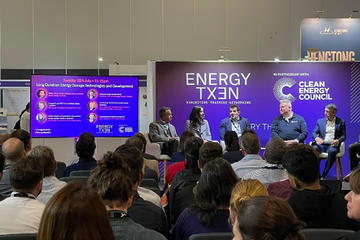 E-NANNY Australia dipamerkan di Energy Next 2023 di ICC Sydney pada 18-19 Juli