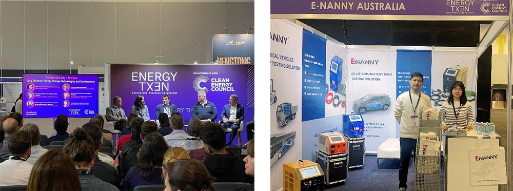 E-NANNY Australia exhibited at Energy Next 2023 at ICC Sydney on 18-19, July