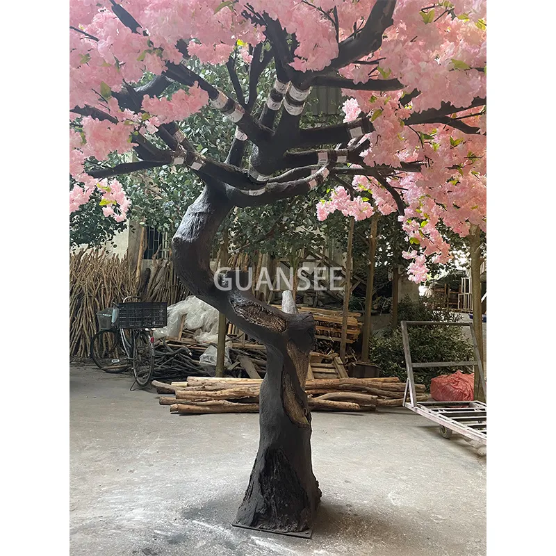 Fiberglass artificial cherry tree