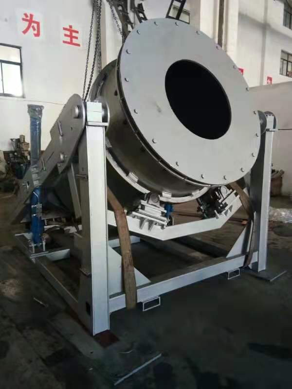 5T  lead aluminum copper Natural Gas/Oil Rotary Tilting Furnace