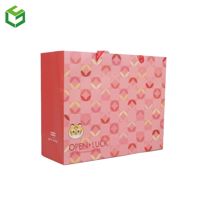 Paper Gift Bag With Logo Printing For Luxury Gift