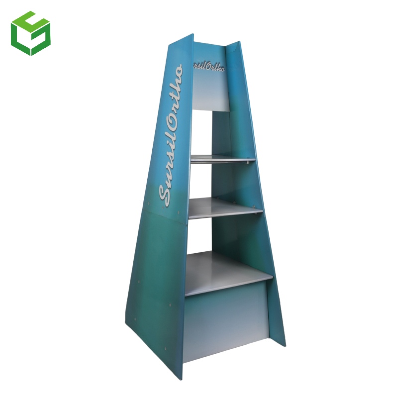 Custom Supermarket Promotion Cardboard Display Rack Advertising Counter Top Display Stands Small Counter Display Stand