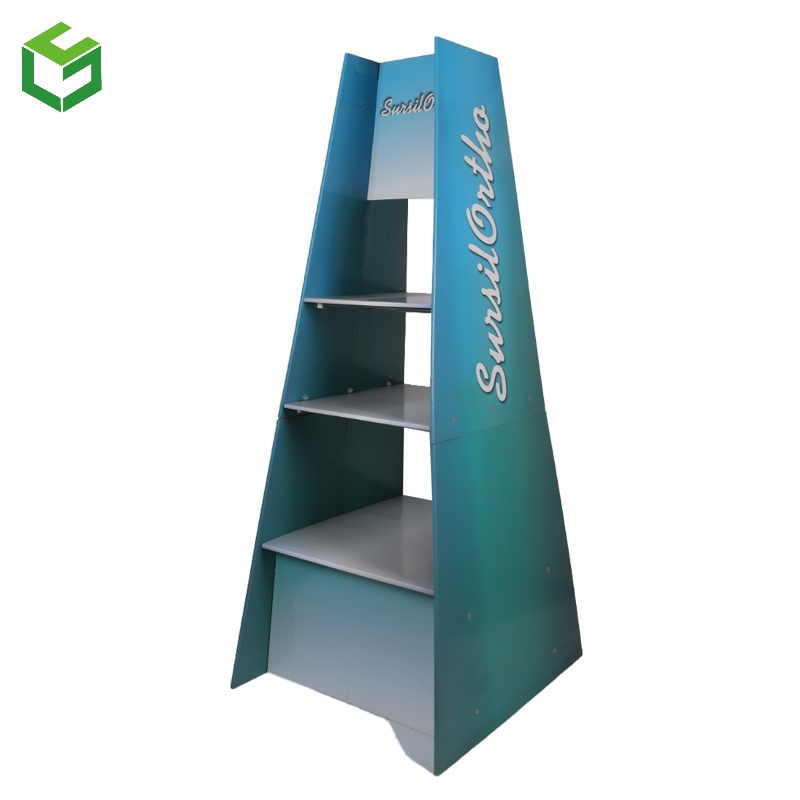 Custom Supermarket Promotion Cardboard Display Rack Advertising Counter Top Display Stands Small Counter Display Stand