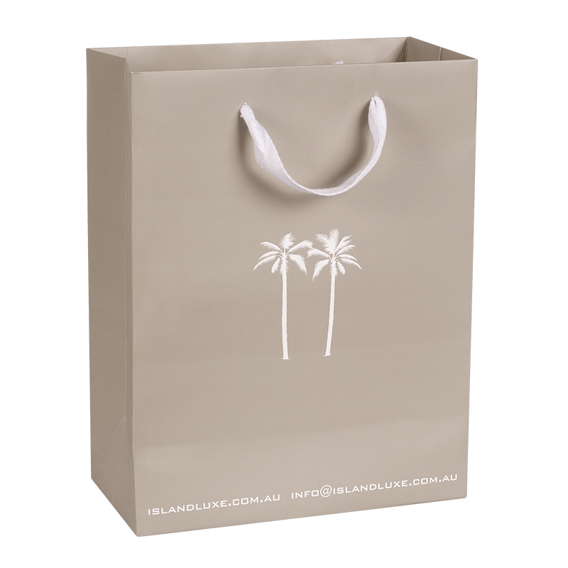 Paper Shopping Bag with ribbon rope