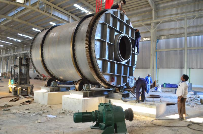 Metal metallurgy machinery scrap lead copper melting rotary furnace