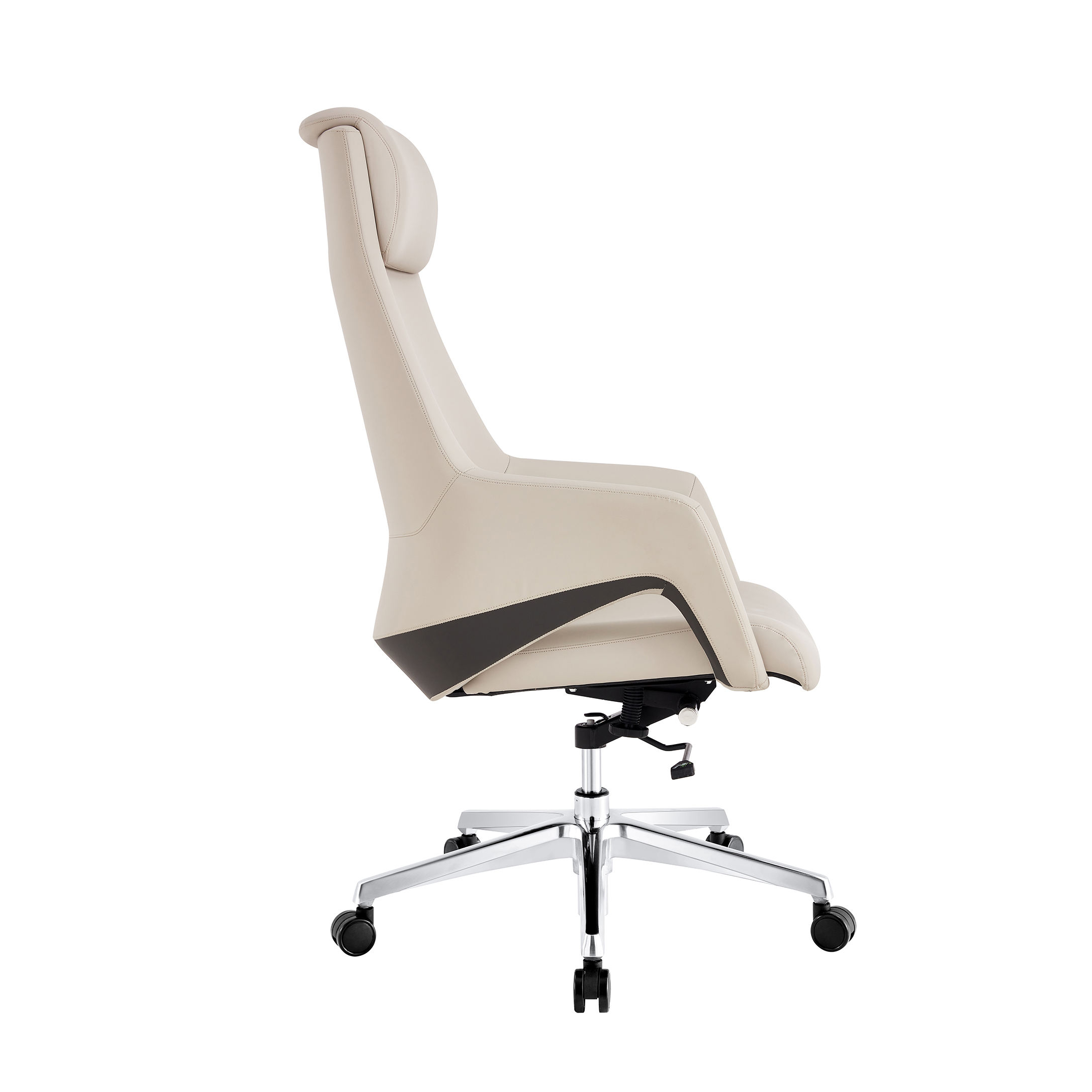 Leather Office Chair With Lumbar Support
