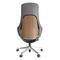 Wood Leather Office Chair