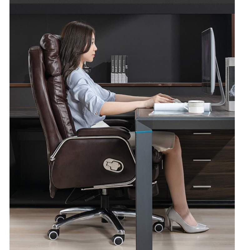 Leather Swivel Chair Office
