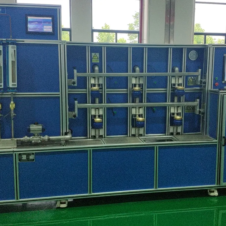 Banco de teste automático completo 15-50 do medidor de água do tipo câmera (medidor vertical)