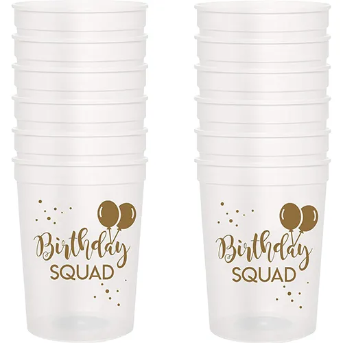 Birthday Squad Cups