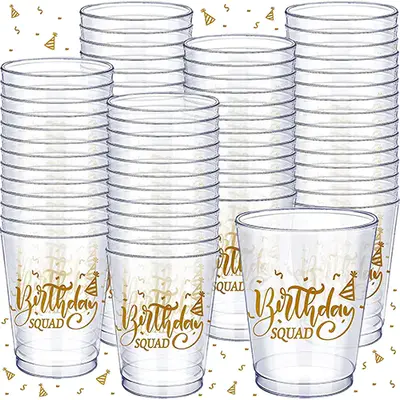 Пластмасови чаши за рожден ден
