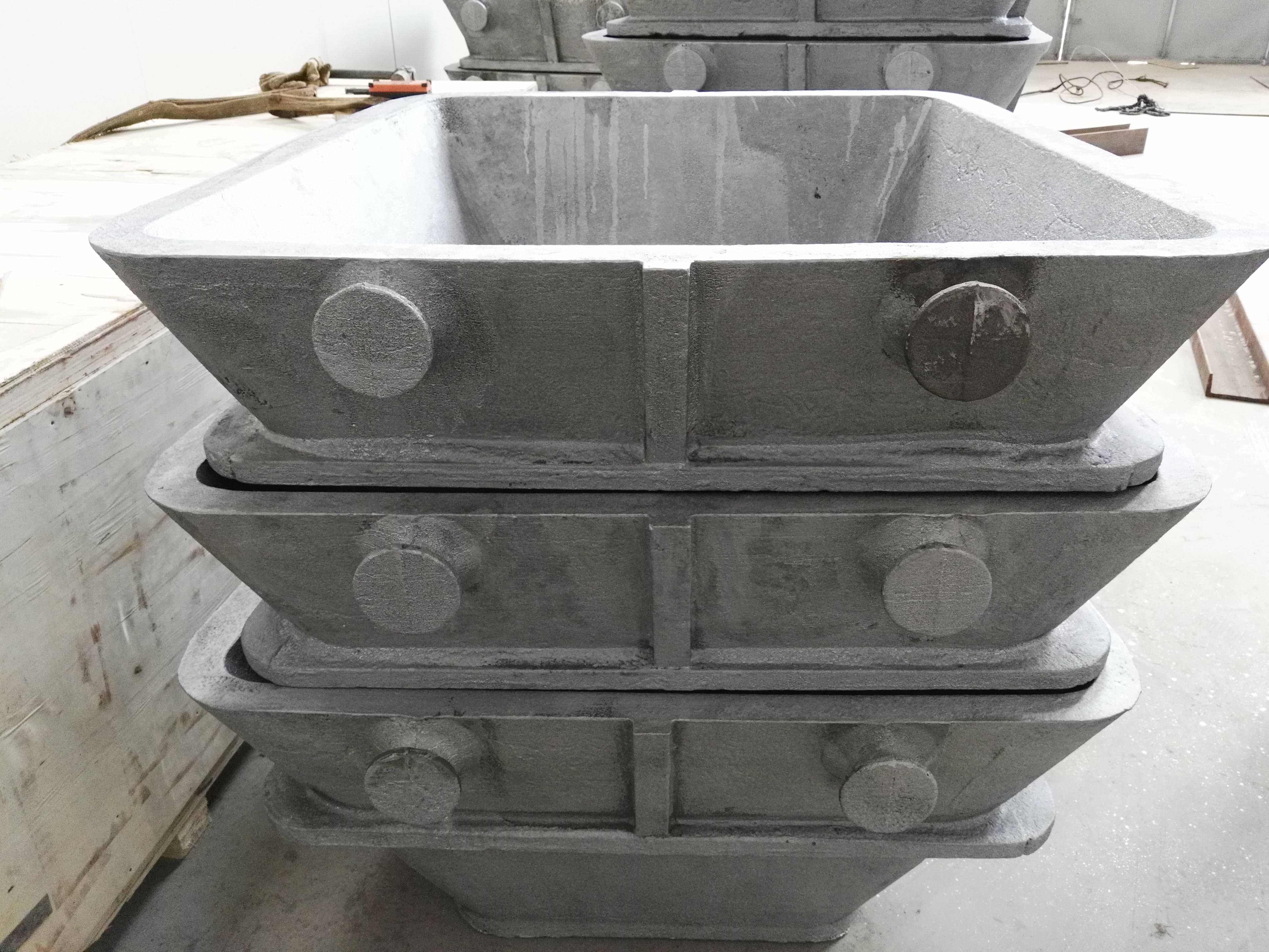 Gray cast  iron  Ingot Mold Melting Casting Mould lead Aluminum Copper Brass Zinc