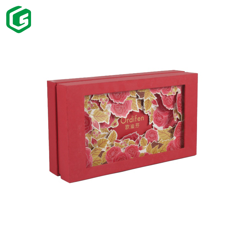 Custom Logo Eco Friendly Paper Wedding Christmas Cardboard Gift Packaging Box With Window