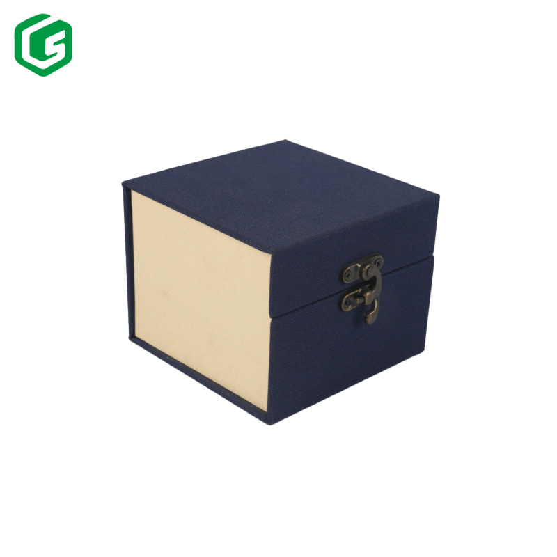 Custom Logo Cardboard Jewelry Gift Box, With Pearl Wool Inner Tray
