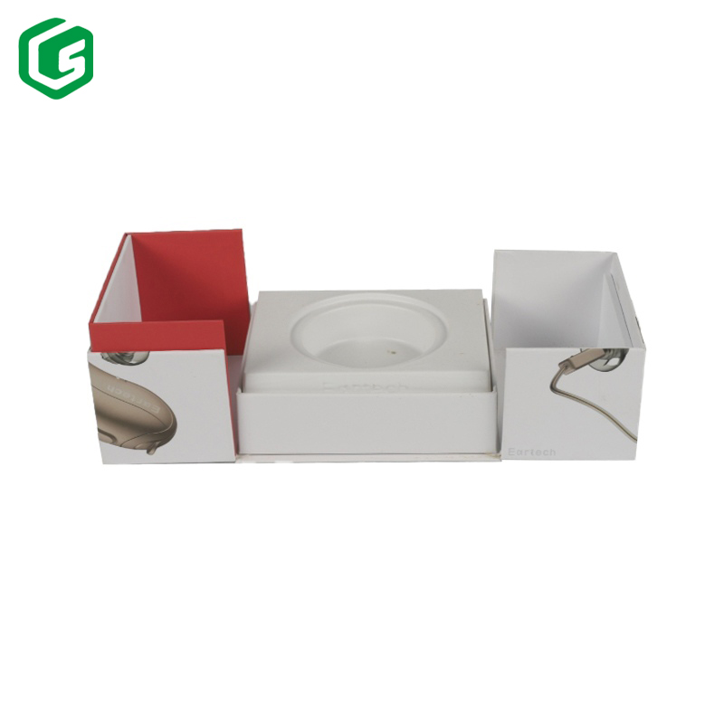 Cardboard Packaging Box With White Eva Foam Insert For Electronics Full Colored Printing