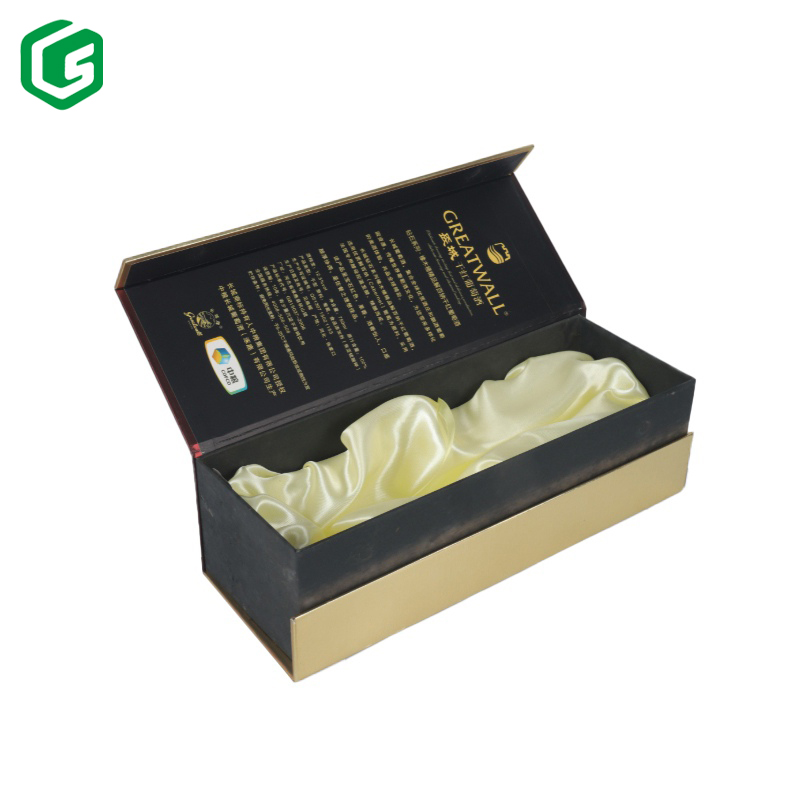 Magnetic Logo Paper Packaging Gift Box for Wine